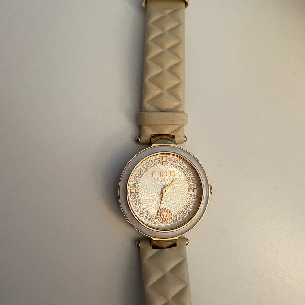 Versace Beige Wearable Watch